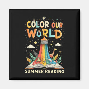 Färben Sie unsere Welt Sommerlesebuch Kunst für Ki Magnet