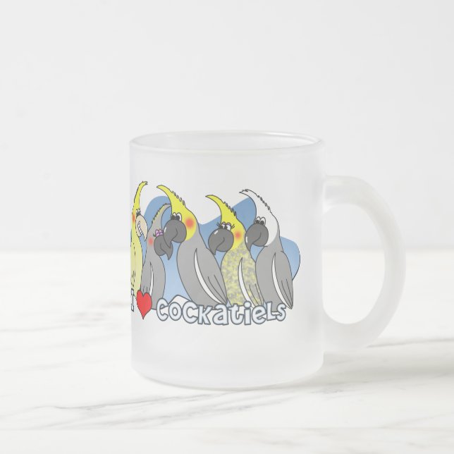 Färben Sie Veränderungencockatiel-eisige Tasse (Rechts)