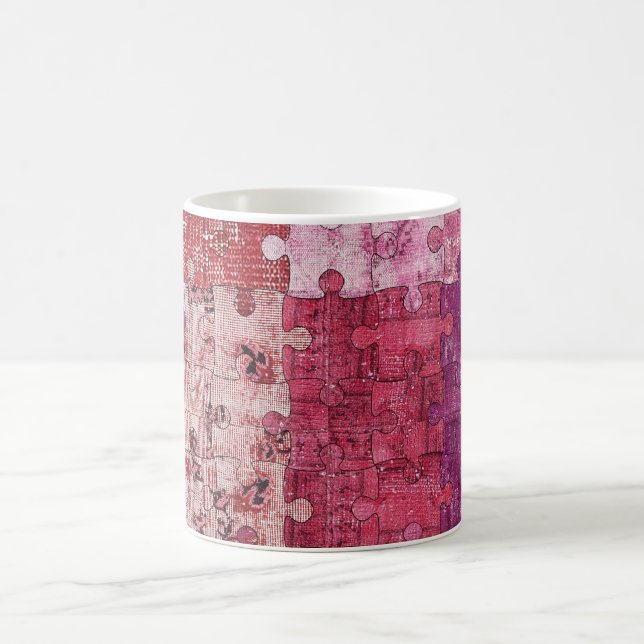 Farben Textur Puzzle Tasse (Mittel)