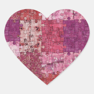 Farben Texturpuzzle Aufkleber