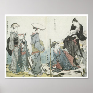 Farben und Düfte von Blume, Utamaro, 1784 Poster