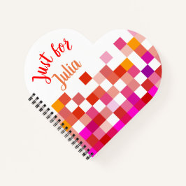 Farben und Monogramme Notizbuch