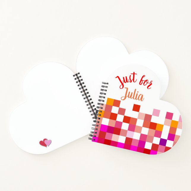 Farben und Monogramme Notizbuch (Innenseite)