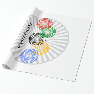 Farben unterstützen - geschenkpapier