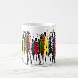 Farben von Afrika Kaffeetasse