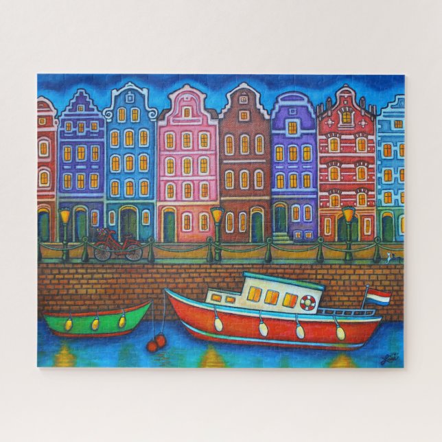 Farben von Amsterdam von Lisa Lorenz Jigsaw Puzzle (Horizontal)