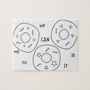Färben von Bildungswörtern im Homeschooling Puzzle