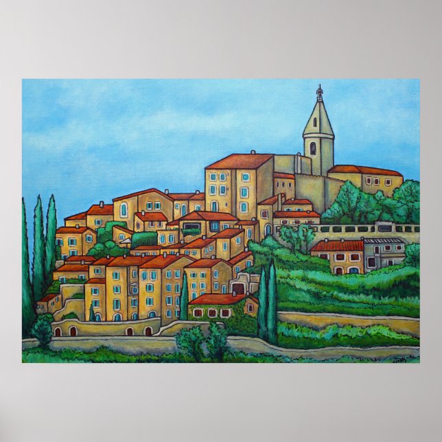 Farben von Crillon-le-Brave, Poster Print 28x20 (Vorne)