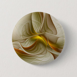 Farben von Edelmetallen, abstrakte Fraktalkunst Button