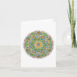 Farben von einem Garten (Notecard) Karte