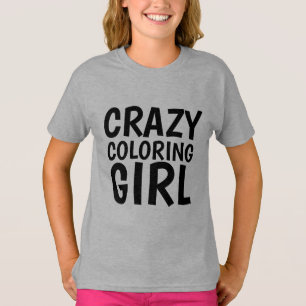 FARBEN VON MÄDCHEN, Lover von Farbbüchern T-Shirt