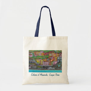 Farben von Manarola, Cinque Terre Taschen-Tasche Tragetasche