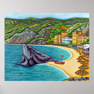 Farben von Monterosso Print Poster