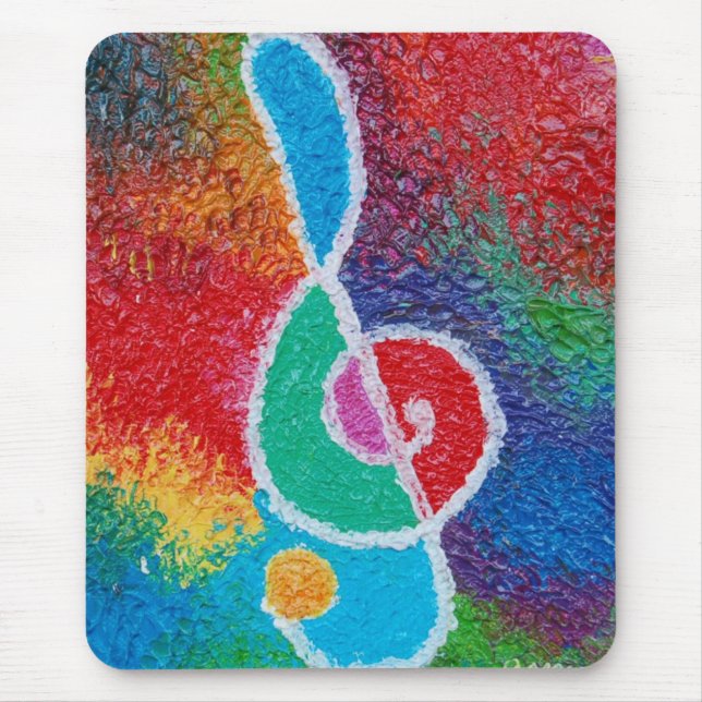 Farben von Musik Mousepad (Vorne)