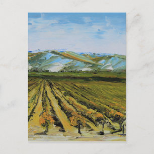 Farben von Napa Valley, Wein-Land Kalifornien Postkarte