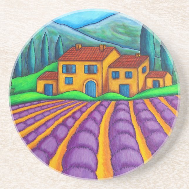 Farben von Provence-Untersetzer durch Lisa Lorenz Untersetzer (Vorne)