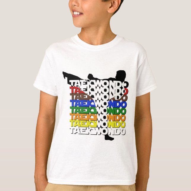 Farben von TKD T-Shirt (Vorderseite)