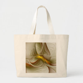 Farben Wertvoller Metalle, Abstraktes Fraktal Kuns Jumbo Stoffbeutel