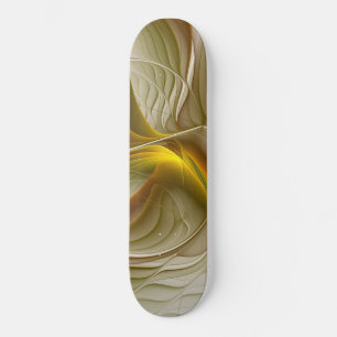 Farben Wertvoller Metalle, Abstraktes Fraktal Kuns Skateboard