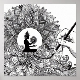 Farbenbuchgeschenke - Künstlermaler Poster