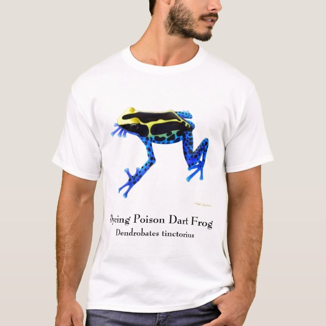 Färbender Gift-Pfeil-Frosch-T - Shirt (Vorderseite)