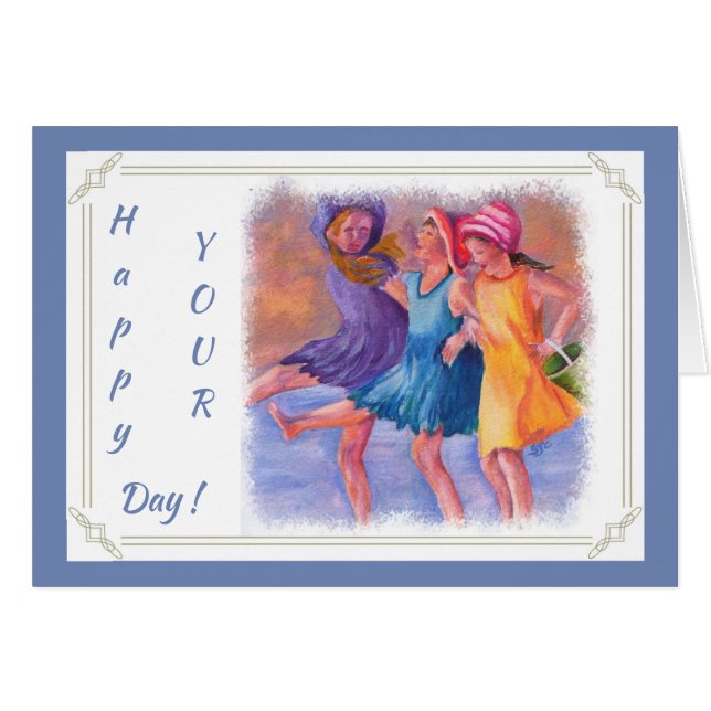 FARBENE STRANDMÄDCHEN (Vorderseite (Horizontal))