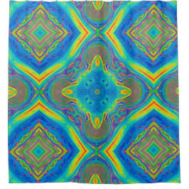 Farbeneinzigartig Abstrakt Duschvorhang