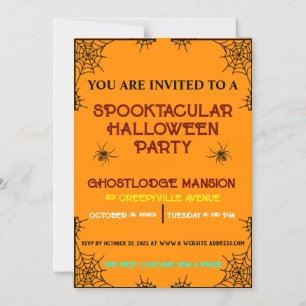 FARBENES SPOOKTAKULÄRE HALLOWEEN-PARTY MAGNETEINLADUNG