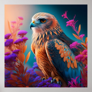 Farbenfalken Poster