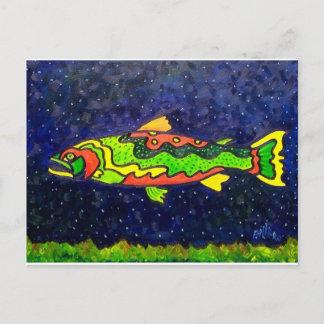 Farbenfisch Postkarte
