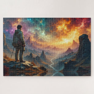 Farbenfreie Landschaft Puzzle