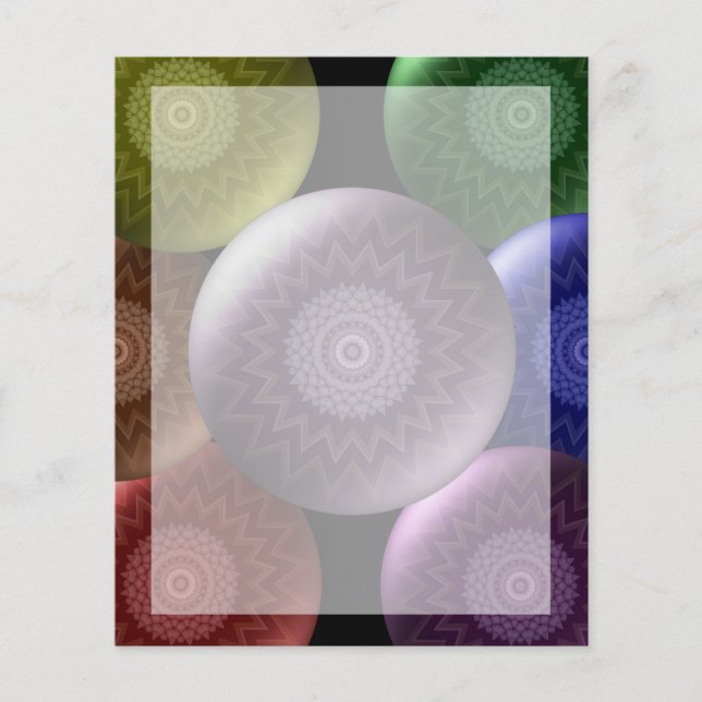 Farbenfroh 7 Chakra Flyer (Vorne)