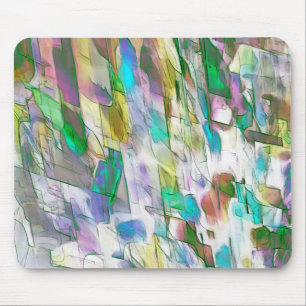 Farbenfroh abgenutzt, zerbrechlich zwischen matt u mousepad