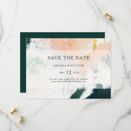 Farbenfroh Abstrakt horizontal Save the Date