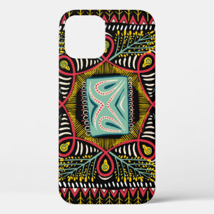 Farbenfroh abstrakt: Quadrat-Taschendesign. Case-Mate iPhone Hülle