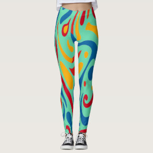 Farbenfroh, abstrakt und stilvoll "Ratti_Creative_ Leggings