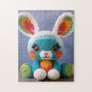 Farbenfroh Amigurumi Bunny   Adortable Rabbit Croc Puzzle