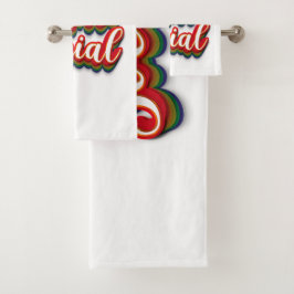 farbenfroh antisozial badhandtuch set