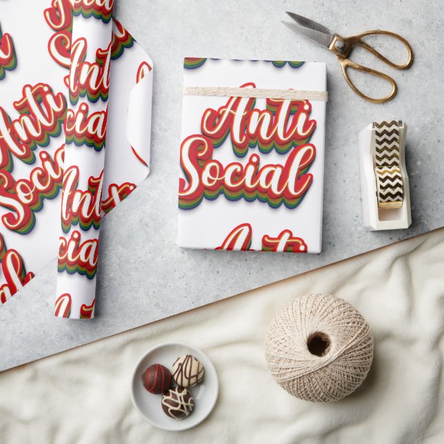 farbenfroh antisozial geschenkpapier (Kunsthandwerk)