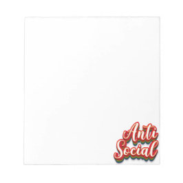 farbenfroh antisozial notizblock