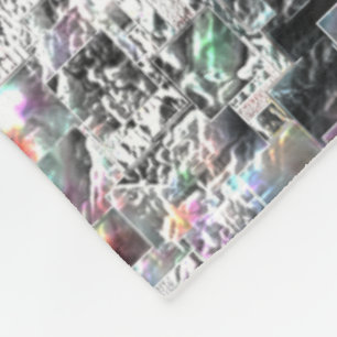 Farbenfroh aussehen wie quadratische dvd Ausschnit Fleecedecke