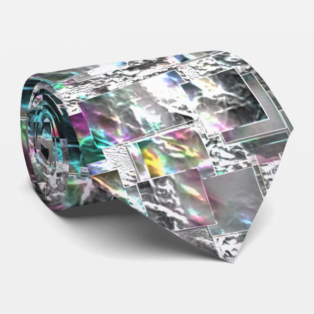 Farbenfroh aussehen wie quadratische dvd Ausschnit Krawatte (Gerollt)