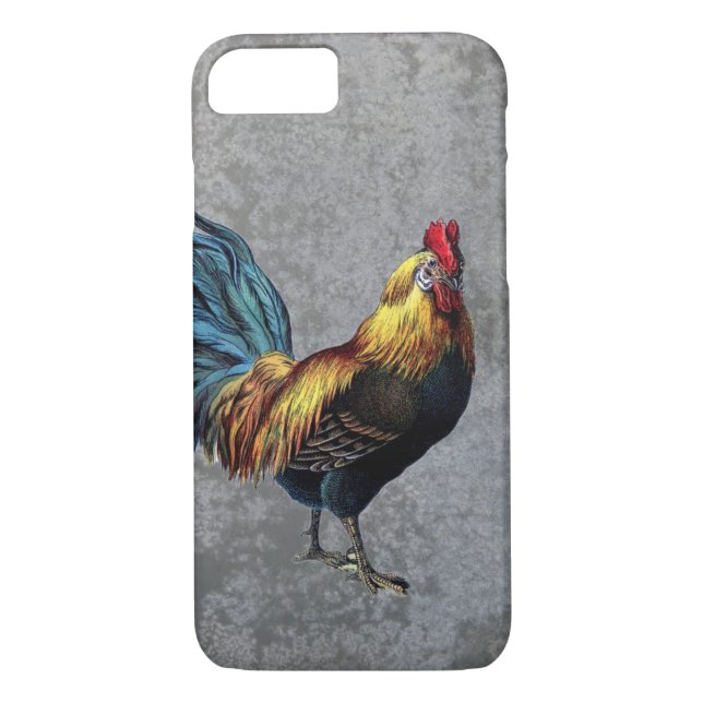 Farbenfroh Bantam Rooster Case-Mate iPhone Hülle (Rückseite)