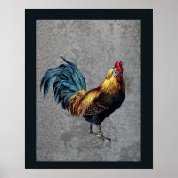 Farbenfroh Bantam Rooster