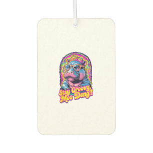 Farbenfroh Bleibe Groovy Moo Deng Pygmy Hippo Desi Autolufterfrischer