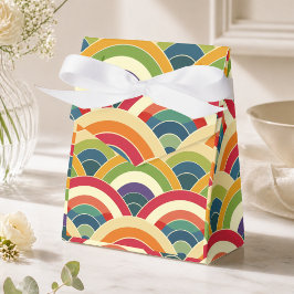 Farbenfroh Boho Rainbow Geschenkschachtel