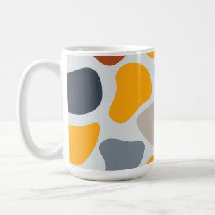 Farbenfroh, cool, trendig, modern, Bio geometrisch Kaffeetasse