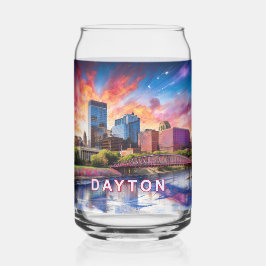 farbenfroh Dayton Skyline Dosenglas
