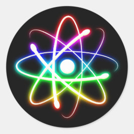 Farbenfroh | Geek Geschenke Runder Aufkleber