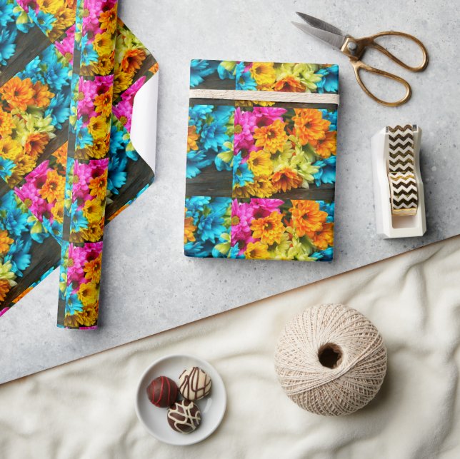 Farbenfroh Geschenkpapier (Kunsthandwerk)